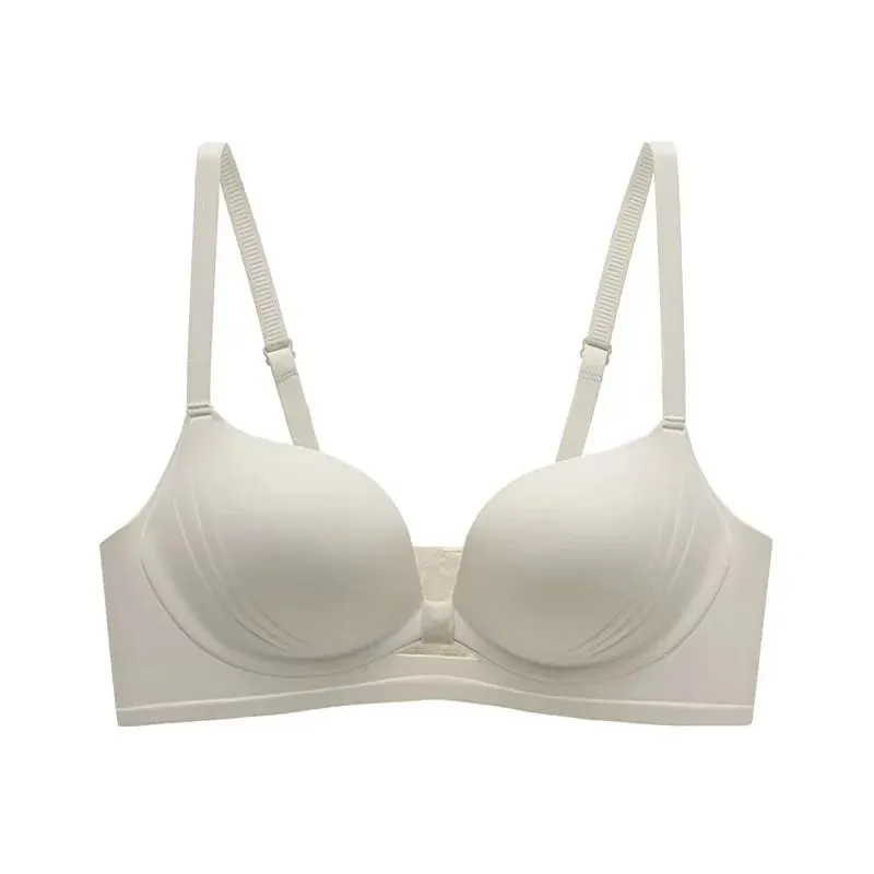 Sexy Seamless Push Up Lingerie For Women Small Breast Gathering Show Big Collect Auxiliary Breast Comfortable and Breathable Bra — image 9