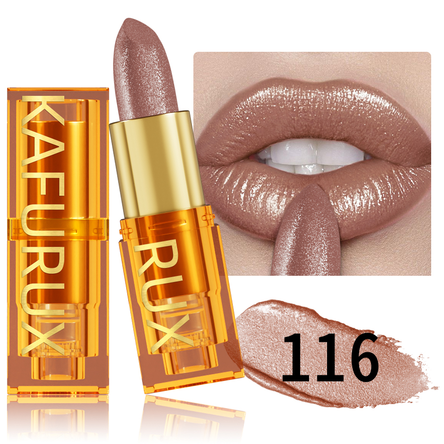 16Colors Bold & Intense Glitter Shiny Metallic Lipstick Lip Tint Long Lasting Lip Senior Matte Lip Makeup Gifts for Women Cosme — image 8