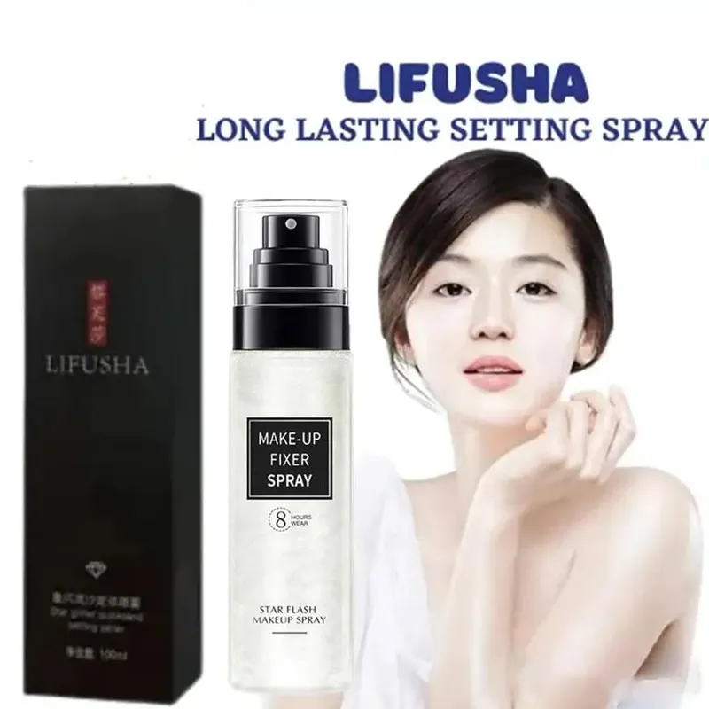 Professional Makeup Setting Spray Quick Drying Finish Mist For Face Foundation Long Lasting Anti-Drop Fixer Spray Beauty Makeup — image 7