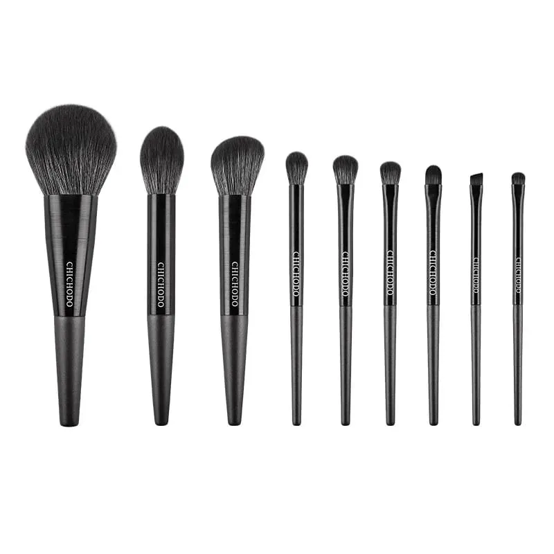 9pcs/set High quality Makeup brushes Powder sculpting Highlighter Eyeshadow Make up Brush kit Smudge Crease eyebrow brush