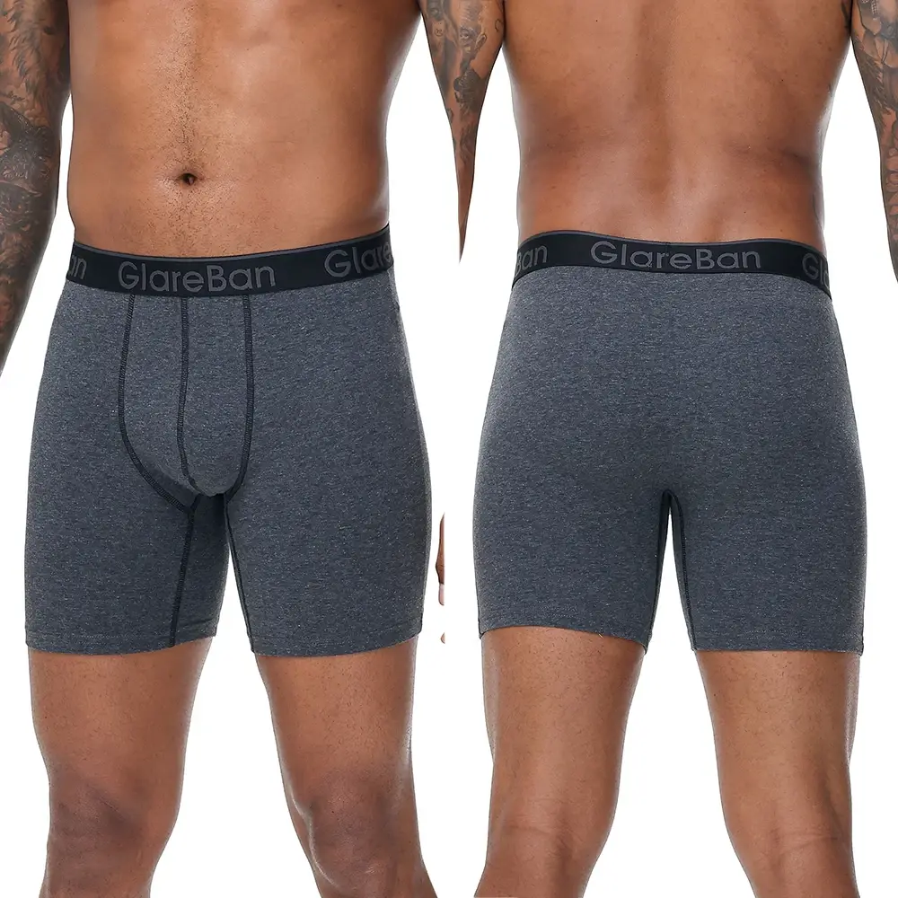 5pc Set Mid-Lange Zufällig Baumwolle Boxer Shorts Männer Unterwäsche Männliche Unterhose für Männer Boxershorts Slips Weiche Höschen marke Briefs — image 6