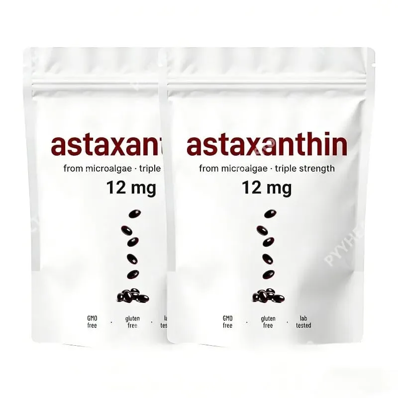 Astaxanthin 12mg Softgels - Hỗ trợ chống oxy hóa hàng ngày Không chứa gluten Không chứa gluten 120 viên dành cho người lớn — image 9