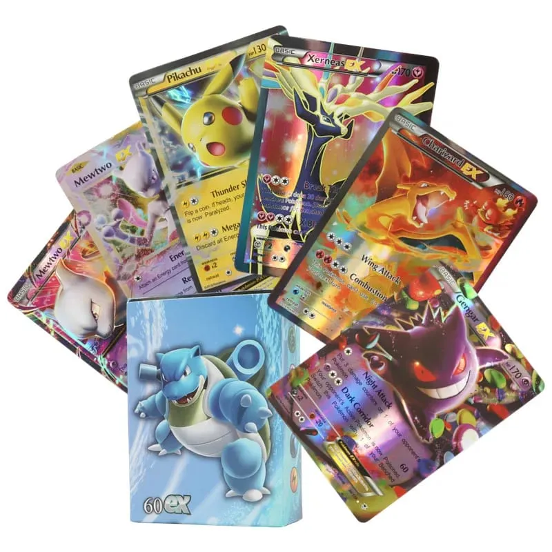 60/100Pcs Pokemon Shining Cards English Version MEGA GX Vmax TAG EX Proxy Collection Cards Toys Children Gift — image 10