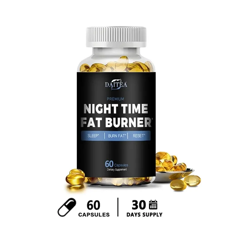 Nighttime Fat Burner - Supports Cardiovascular and Digestive Health Improves Sleep and Increases Muscle Mass and Metabolism — image 9