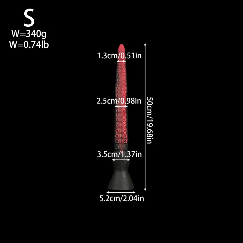 100 cm 5 méret Szilikon hosszú csáp fenékdugó Anális dugó Műpénisz anális mélystimulátor Végbélnyílás tágító maszturbátor felnőtt játékok szexjáték — image 9