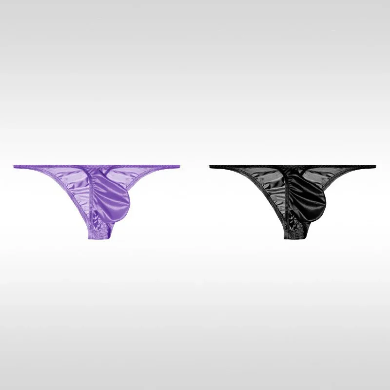 Men's Underwear Ice Silk Low Rise Sexy Bikini Briefs — image 24