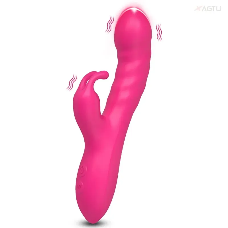 Powerful Rabbit Vibrator Women G-Spot Clitoral Stimulator Vagina Nipple Massager Dildo Female Masturbator Adult Sex Toy