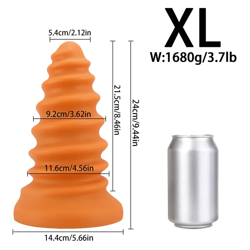 Huge Anal Plug Anal Training Dilator Big Dildo Ass Long Screw Butt Plug Large Gay Sex Toy for Women Men Prostate Massage 18 — image 14