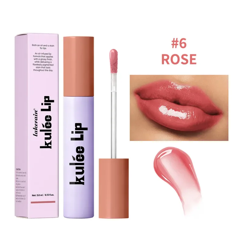 Stain Tinted Lip Oil Long Wear Moisturizing Shiny Lip Gloss Soft Texture Non Sticky Repair Chapped Lips Daily Women Beauty Lip C — image 13