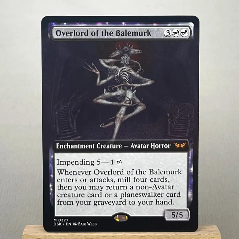 J25 INR FDN DFT DSKHOLO11-01 Tcg Proxy karty Edgar Markov Teror vrcholů Void Winnower The Aetherspark