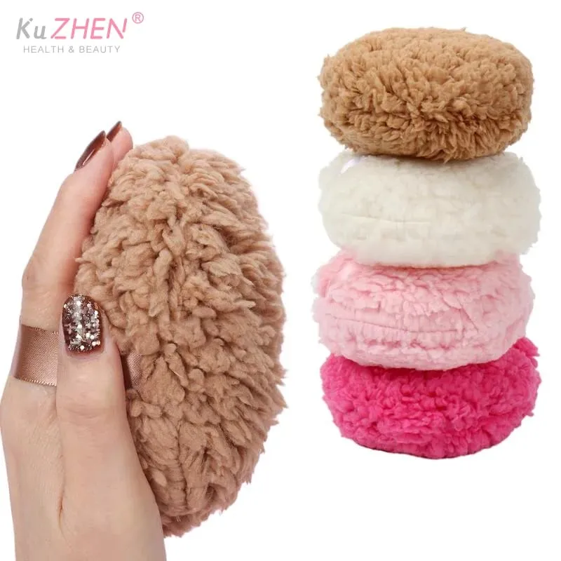 1 Pcs Extra-Large And Extra-Thick Powder Puff Skin-Friendly Soft And Non-Absorbent Extra-Large Talcum Powder Puff