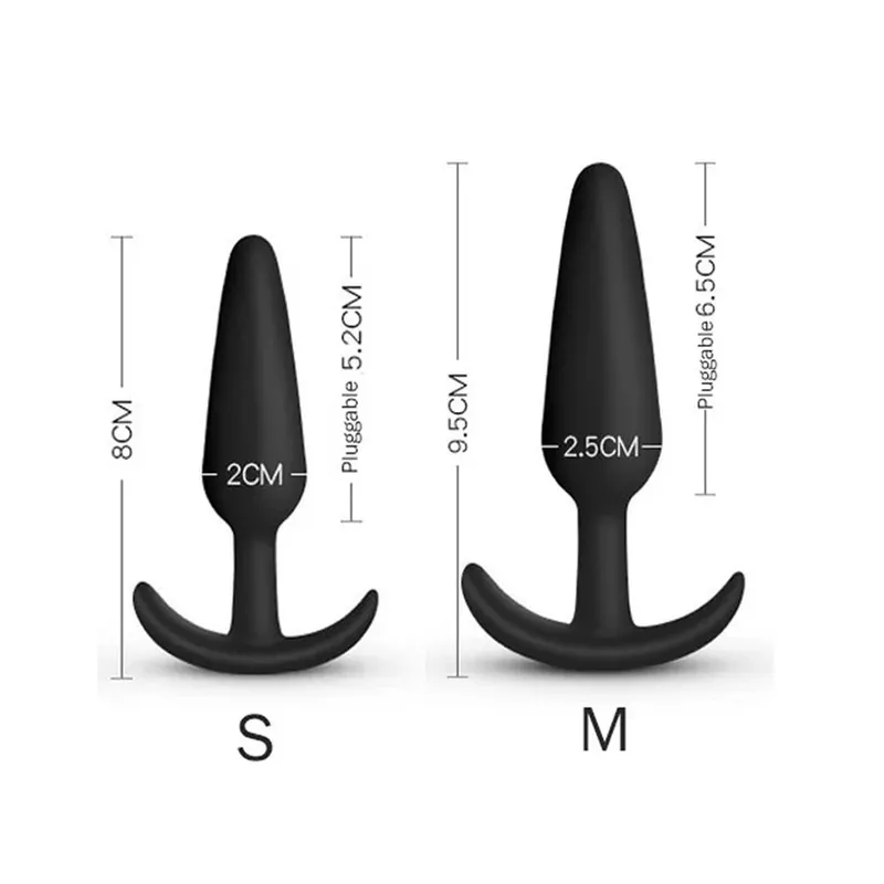 3 Different Size Anal Plug Soft Silicone Anal Butt Plug Stimulator Adult Sex Toys for Men/Women Prostate Massager Anal Trainer — image 11