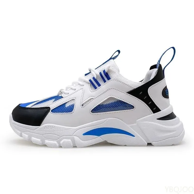New Men's Shoes Spring Autumn Breathable Mesh Shoes Thick soled Height Increasing Shoes Men's Versatile Trendy Sports Shoes — image 6
