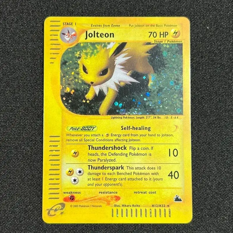 PKM Single Cards 1st Edition E-Card Celebi Charizard Skyridge (SK) Foil Cards Zapdos Aquapolis Classic Game Collection PROXY — image 5