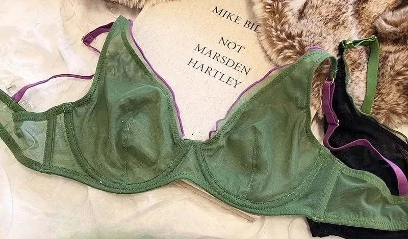 Bra Minimiser Perancis Canggih Set Lingerie Jaring Tanpa Bantalan Dukungan Underwire Cangkir Segitiga untuk Set Celana Dalam MOYISU Payudara Besar — image 16