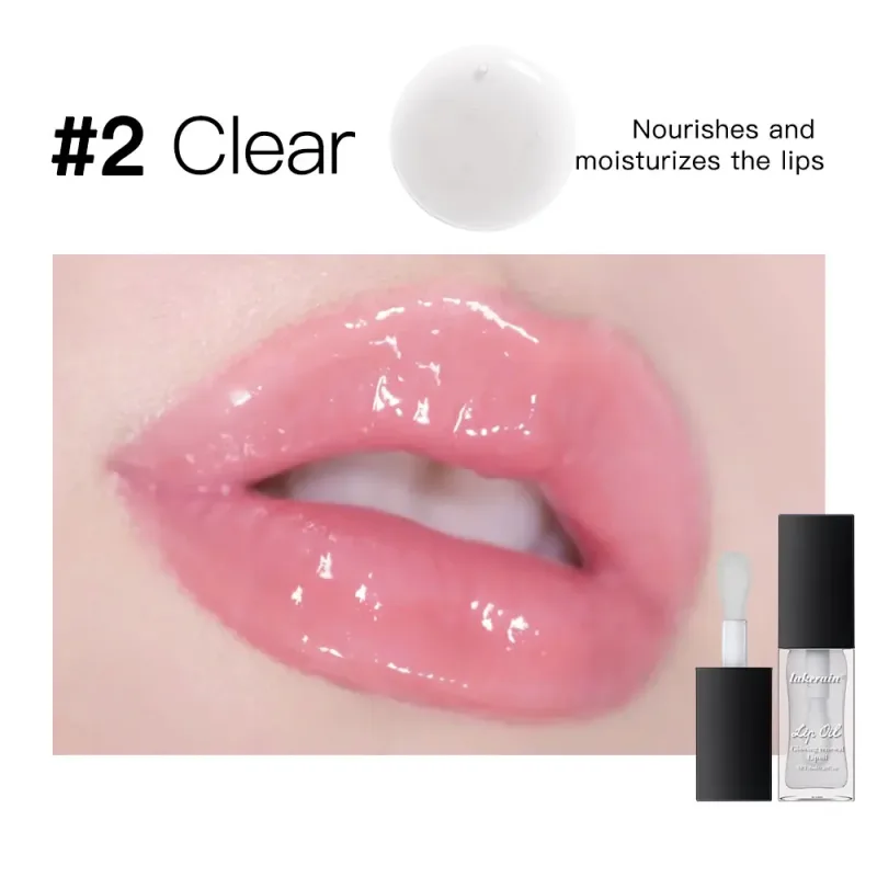 Lipgloss Mirror Lip Glaze Jelly Pout Lip Tint Long Lasting Moisturizing Shine Lipgloss Lip Makeup