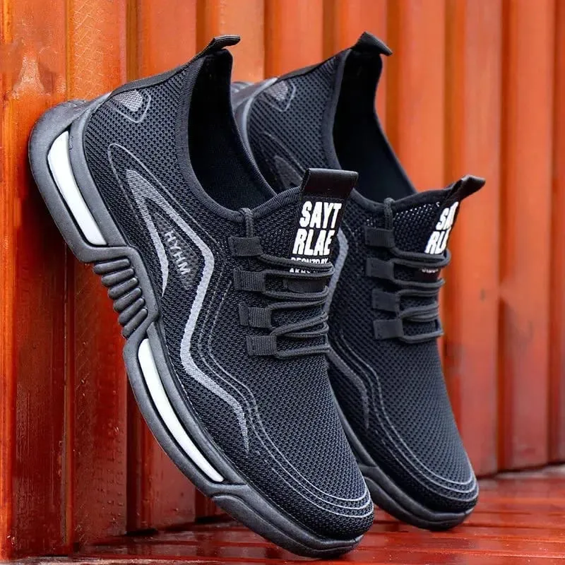 Men's shoes new summer breathable mesh casual shoes odor resistant soft sole versatile sports shoes trendy shoes for men2024 — image 2