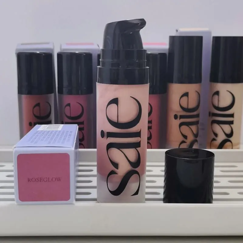 Fashion Saie Liquid Blush Cream Long Lasting Lightweight Natural Glow Face Makeup Cosmetics Bronze Contouring Cream Fair Light — image 14