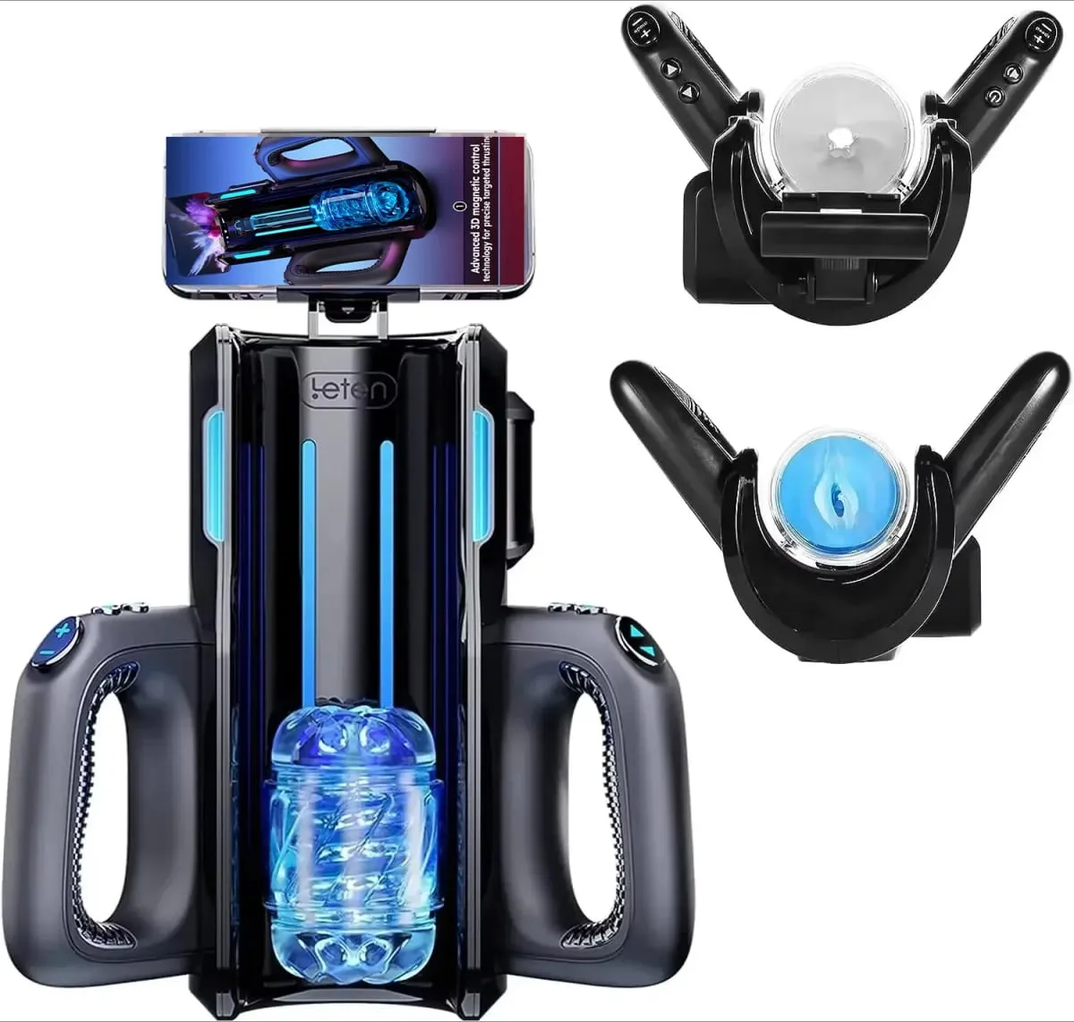 Thrusting High Speed Male Masturbator Machine Automatic Telescopic Vagina Masturbation Cup Sex Toy for Men — image 2