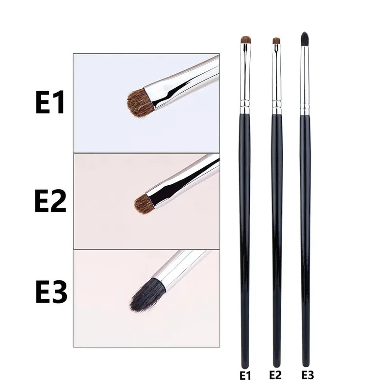 Small Smoky Liner Makeup Brushes Eyeliner Smudge Brush Precision Smudge Makeup Brush Horse Hair Eyeshadow Smudge Brush — image 10