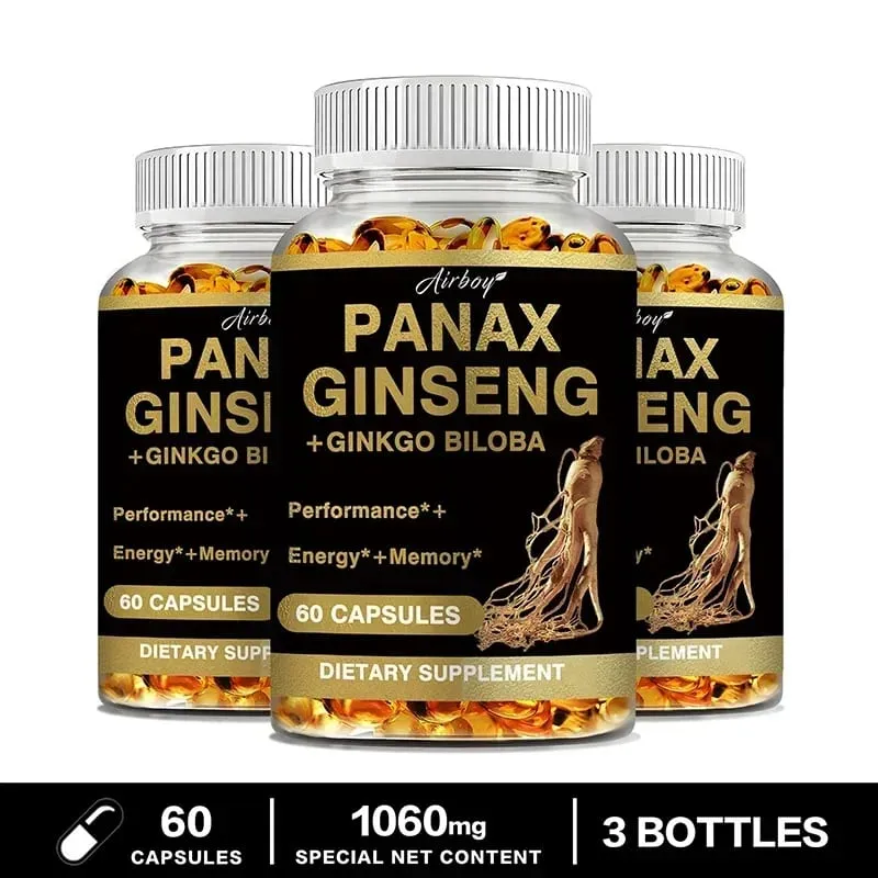 Panax Ginseng + Ginkgo Biloba - Immune Support Enhance Physical Performance Improve Memory and Maintain Overall Health — image 11