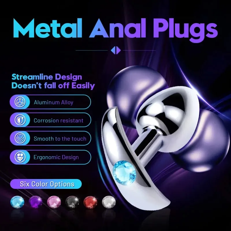 Runyu Metal Anchor Base Anal Plug Adule Toy Stainless Steel Butt Plug Sexy Adult Penetration Anal Toy Fetish But Pluk Sex Toys — image 2