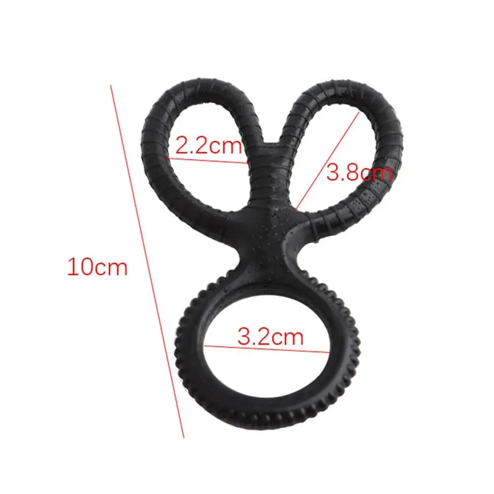 Penis Ring for men Delay Ejaculation Reusable Silicone Semen Cock Ring Penis Enlargement Sexy Slave Stretchy Sex Toys For Men