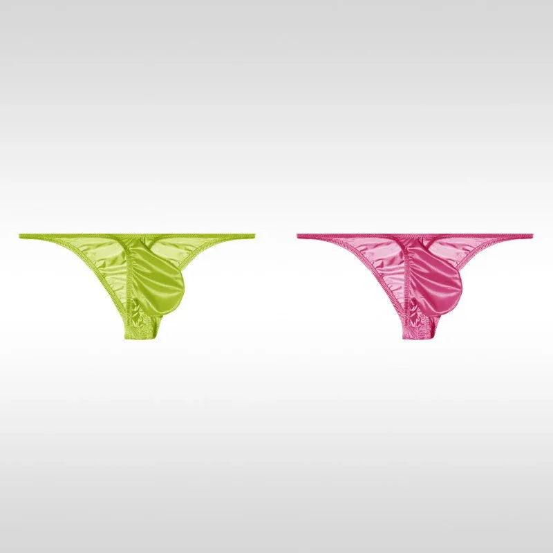Men's Underwear Ice Silk Low Rise Sexy Bikini Briefs — image 28