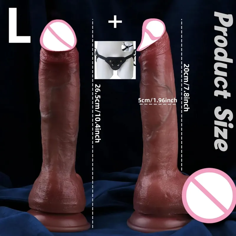 Realistic Skin Feeling Penis Soft Huge Dildo Female Masturbator Dildos for Women Strapon Big Dick Sexy Adult Sex Toys Sex Shop