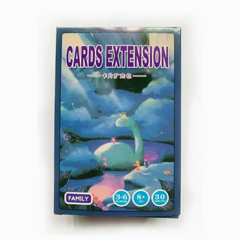 Illustrations Cards Blue Extension Version Card Games