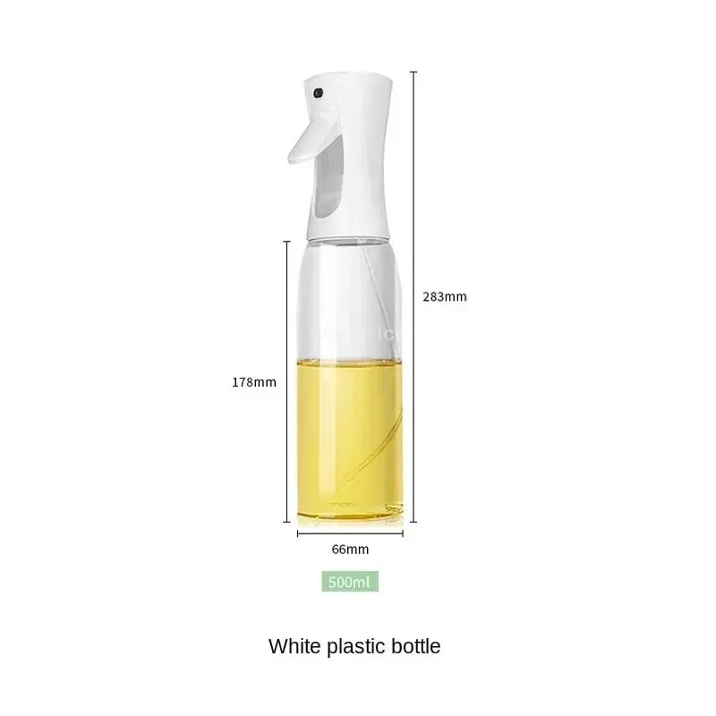 Press-type Oil Spray Bottle 200/300/500ML Kitchen Cooking Oil Sprayer Outdoor Barbecue Oil Spray Bottle Vinegar Soy Sauce — image 14