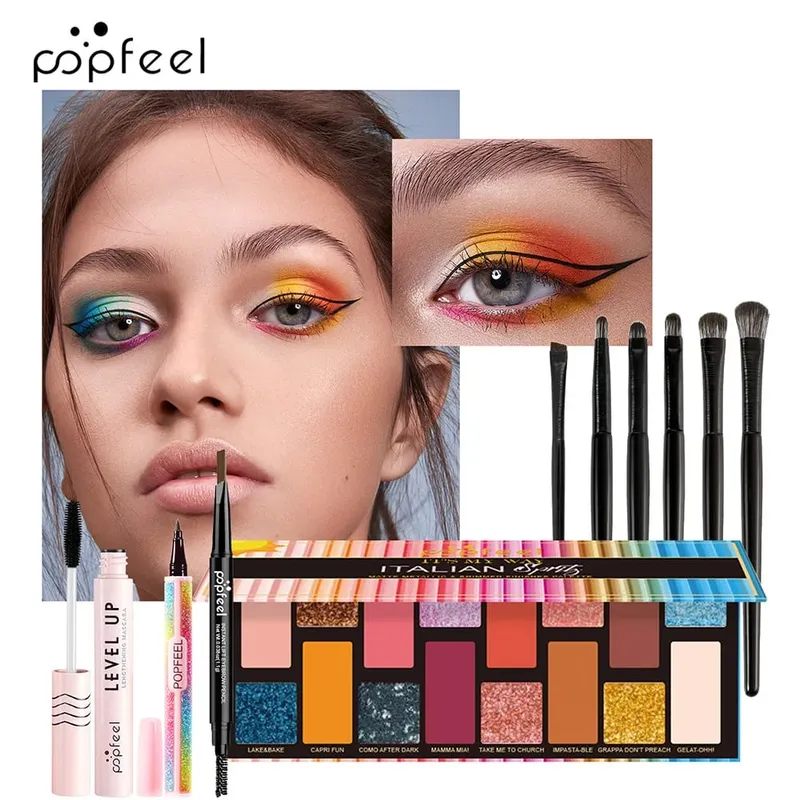 All-in-One Makeup Kit Gift Set with Eyeshadow Palette Foundation Lip Gloss Blush Brushes Eyeliner and More Beauty Gifts — image 22