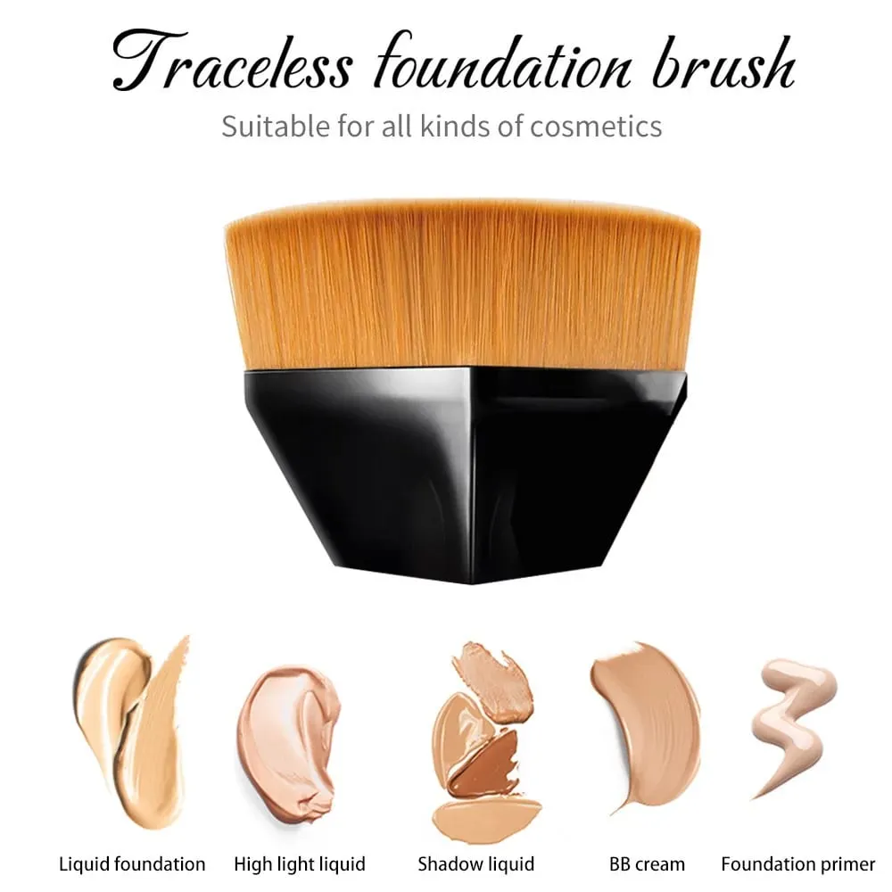 Magic Foundation Makeup Brush Liquid BB Cream No Trace Soft High Density Fiber Hair Brush Girls Beauty Tools With Box — image 2
