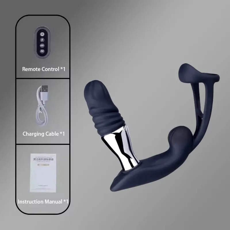 Male Prostate Massager Electric Shock Penetration Anal Vibrator Metal Anal Plug Sexy Adult Butt Plug But Pluk Sex Toys for Men — image 6