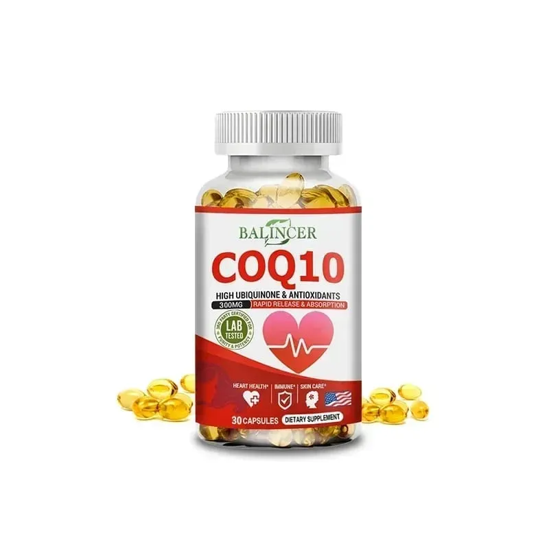 Coenzyme Q-10 - Natural Antioxidant for Cardiovascular Health Helps Boost Cellular Energy Output and Immune System