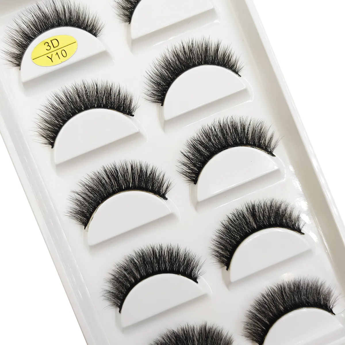 5 Pairs Natural 3D Mink False Eyelashes Soft Wispy Fluffy Eye Faux Lashes Make Up Eyelash Beauty Cat Cilios 9 Styles — image 6