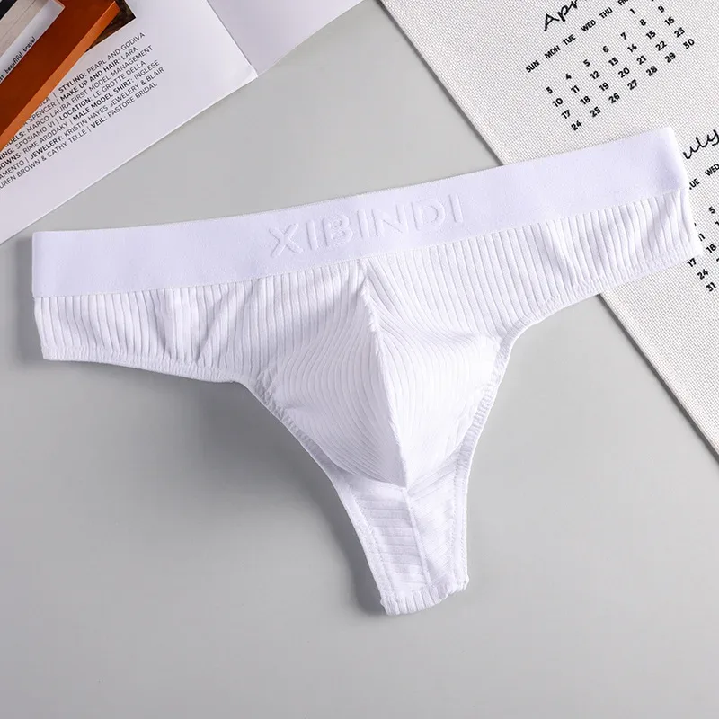 Sexy Breathable Men's Panties Pure Cotton High Elasticity G-string Man Undrewear U-shape Pouch Hot Sexy Adult For Man Underpants — image 8