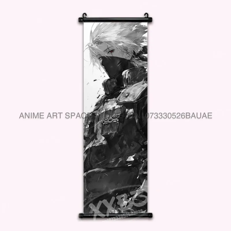 Anime Naruto Hanging Painting Hatake Kakashi Wall Art Scrolls Picture Uchiha Sasuke Home Decor Canvas Poster Haruno Sakura Mural — image 36