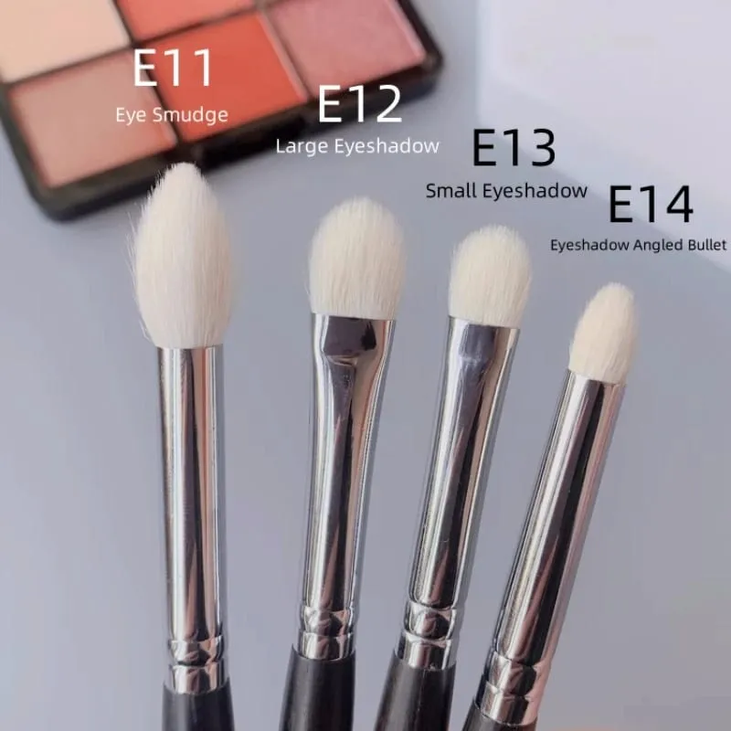 Øjenskygge makeup børster Luksus naturligt fint gedehår Ibenholt håndtag Øjenskygge blandingsbørste Skønhedsværktøj