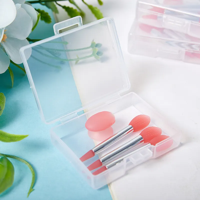 Silicone Lip Balms Lip Mask Brush With Sucker Dust Cover Makeup Brushes Lip Film Brush Anti-lost Dust Cover — image 3