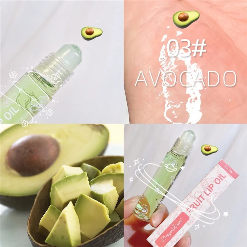Fruit Lip Gloss Transparent Lip Oil Moisturizing Reducing Lip Lines Nourishes Lips Waterproof Long-lasting Liquid Lips Cosmetics — image 9