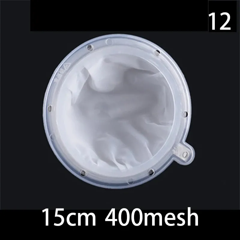 1pc 100/120/200/300/400/450 Mesh Nylon Filter Stainless Steel Funnel For Fruit Milk Traditional Chinese Medicine Oil White Wine — image 18