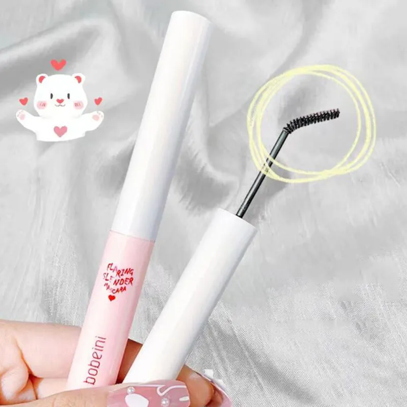 Ultra-fine Mascara Curl Thick Lengthening Eyelash Mascara Waterproof Non-smudge Brown Natural Curling Fine Brush Mascara Makeup — image 5