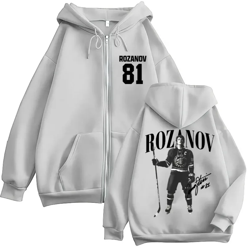 Verwarmde Rivaliteit Ilya Rozanov 81 Zip Up Hoodies Mannen Vrouwen Vintage Mode Vest Sweatshirt Losse Fleece Casual Jassen Streetwear