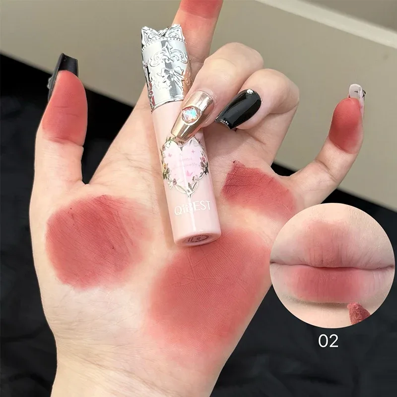 Matte Liquid Lipstick Moisturizing Lipgloss Long Lasting Lip Mud Soft Mist Silky Lip Stain Tint Natural Waterproof Makeup