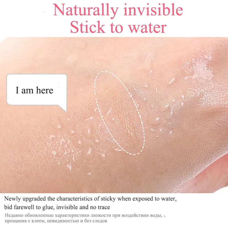 240PCS Eyelid Tape Double Glue Sticker Invisible Double Fold Eyelid Lace Paste Clear Beige Stripe Self-adhesive Eye Makeup Tool — image 6