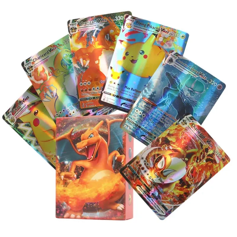 60/100Pcs Pokemon Shining Cards English Version MEGA GX Vmax TAG EX Proxy Collection Cards Toys Children Gift — image 11