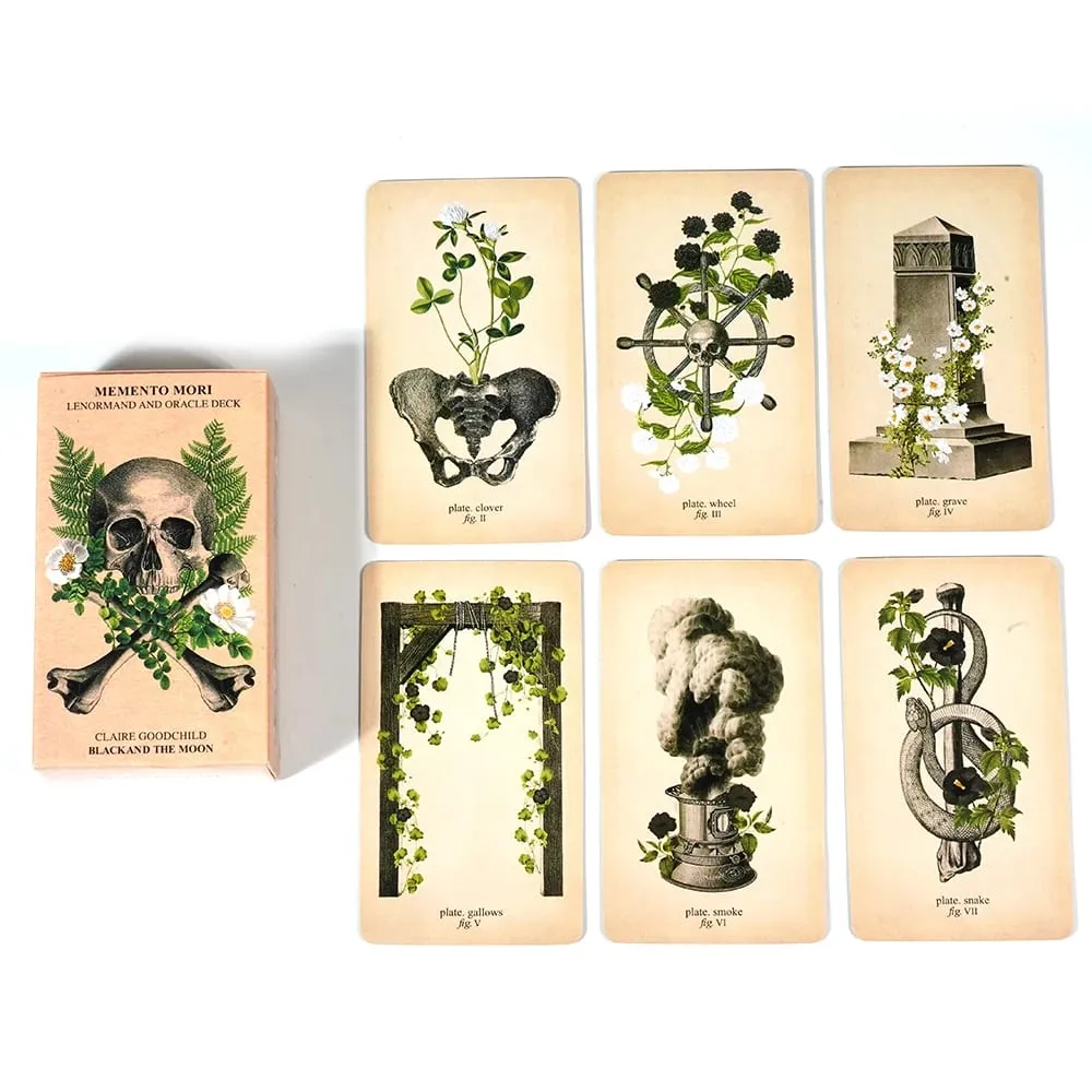 Memento Mori Lenormand and Oracle Deck by Claire Goodchild Ideal for divination lovers gift for spiritual enthusiast — image 5