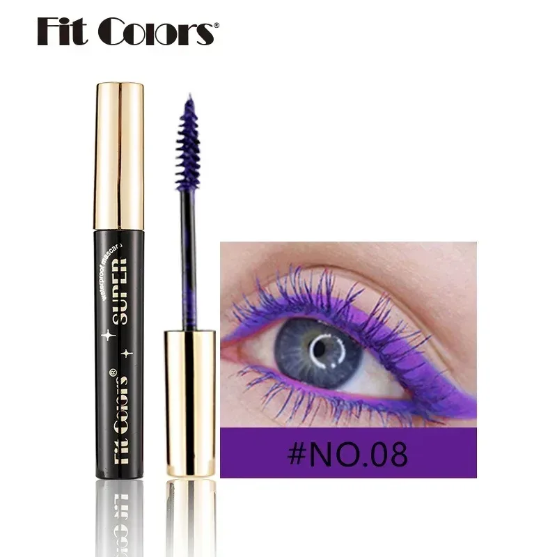 Colored Mascara Makeup 4D Silky Natural Long Eyelashes Mascara Waterproof Long-lasting Extension Thick Lasting Curling Mascara — image 17