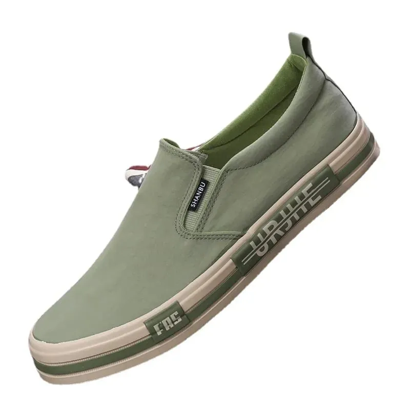 Lightweight Men's Canvas Shoes Comfortable Low-cut Vulcanized Shoes Men Espadrille Non-slip Casual Shoes Men Flats 2024 — image 4